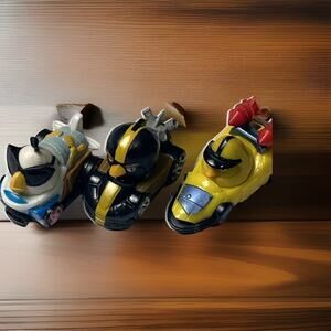 Angry Birds Go Telepods Kart Racers Car White Rovio Mini Figure Lot Of 3